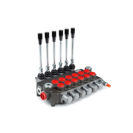 Chief Directional Control Valve, 21 GPM, SAE 10/12 Inlet/Outlet, 6 Spool 220904